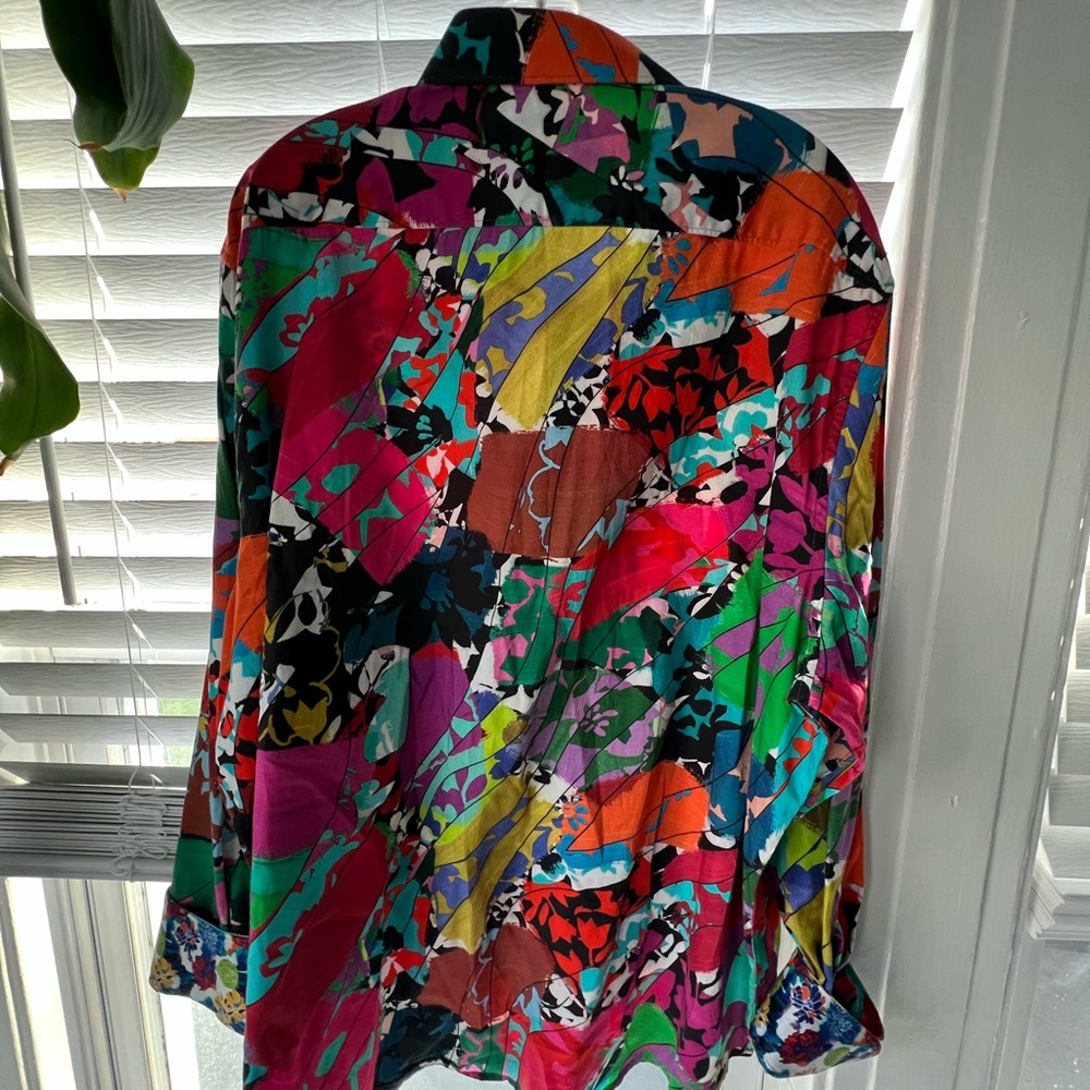 Robert Graham Multicolor Floral Button-Up Shirt